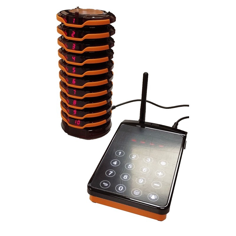 PACK DE 10 AVISADORES DE CLIENTES SKYPOS IP67